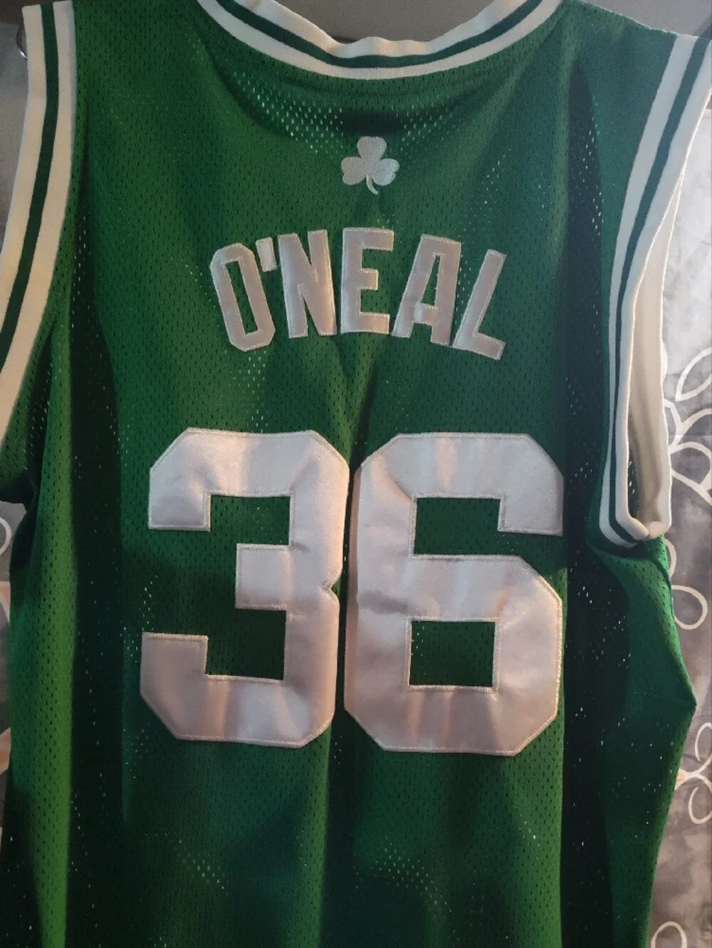 adidas Green and White Boston Celtics #36 Basketball Jersey